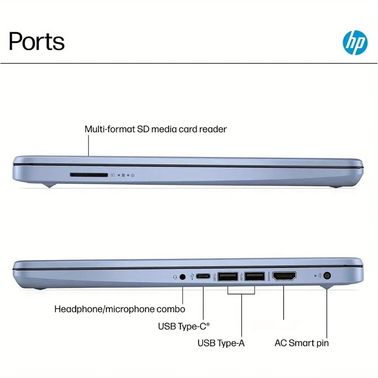 HP 14" HD LED Ultra Light Laptop