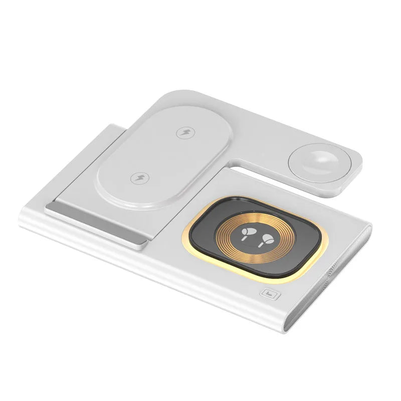 30W 3 in 1 LED Foldable Wireless Charging Station