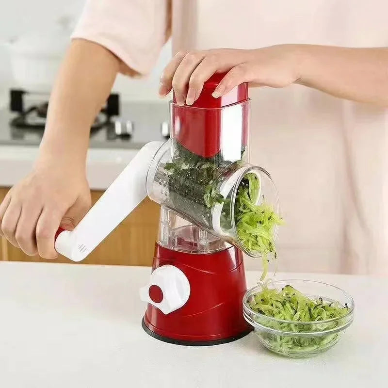 Vegetable Cutter & Slicer with 3 Sharp Drums