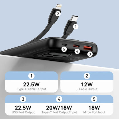 22.5W Fast Charging Power Bank