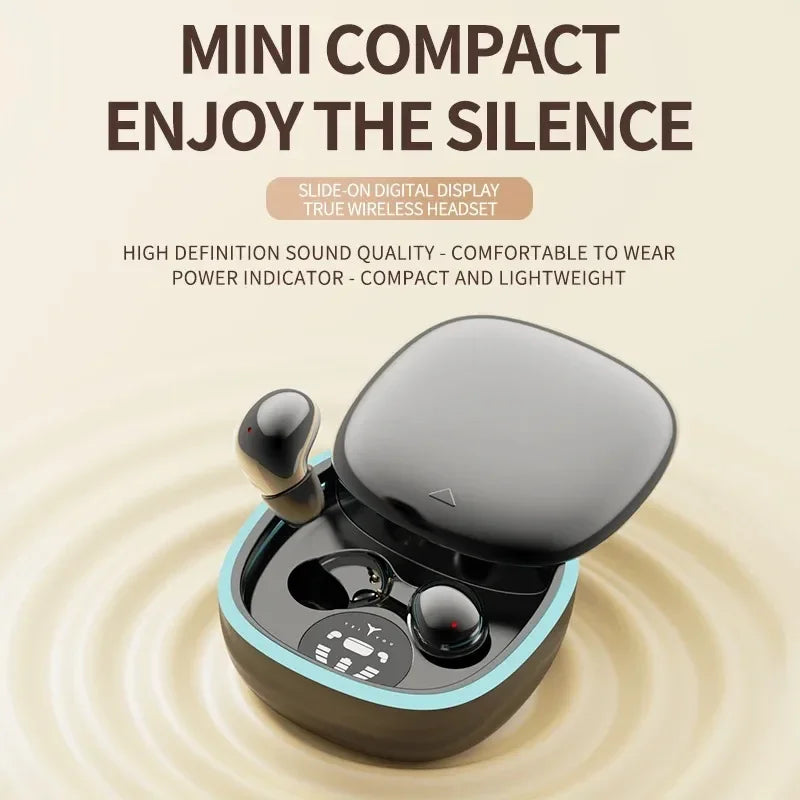 Noise Reduction Mini Invisible Wireless Bluetooth Earphones