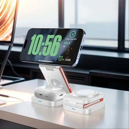 3 in 1 Fast Charging Station for Phone, Watch & Earbuds
