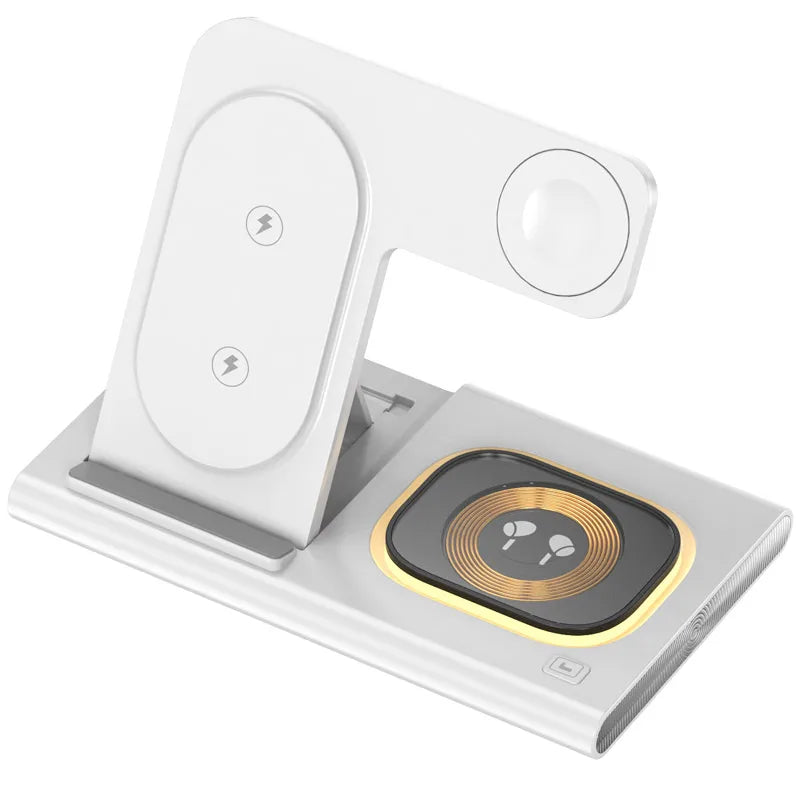 30W 3 in 1 LED Foldable Wireless Charging Station