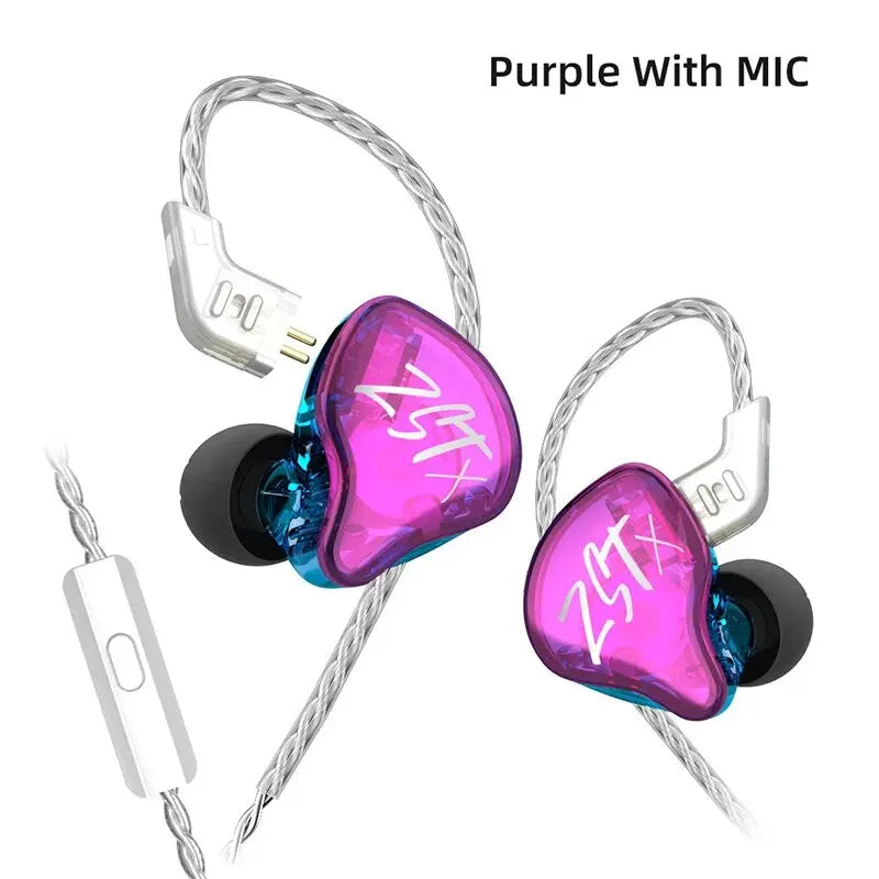 In-Ear Earphones Noise-Cancelling Headset With 2-Pin Replaceable Cable