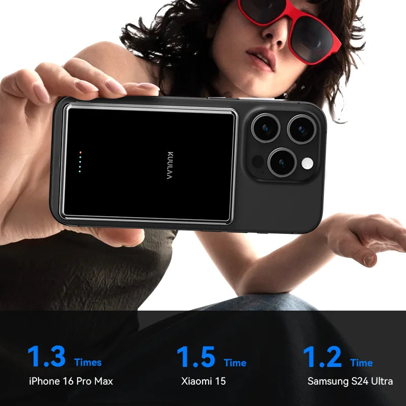 KUULAA Slim Magnetic Power Bank 10000mAh PD20W