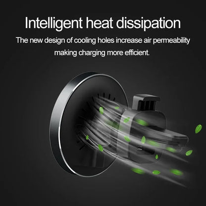 30W Car Magnetic Wireless Charger Dock Station