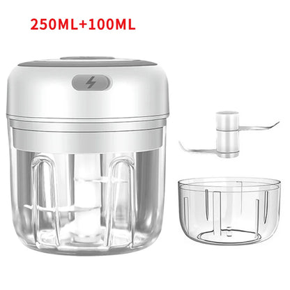 Electric Meat Grinder & Garlic Crusher
