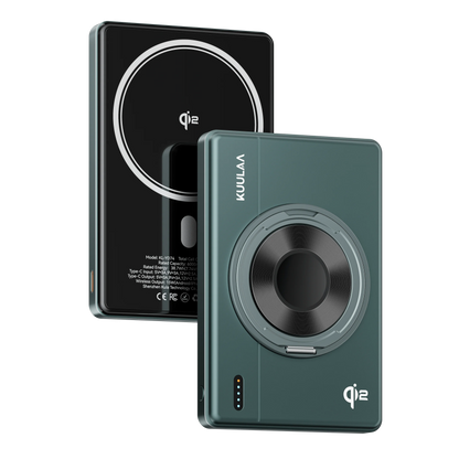 Qi2 30W Magnetic Power Bank with Stand