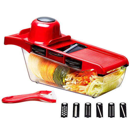 Multifunctional Vegetable Cutter with Steel Blade Slicer