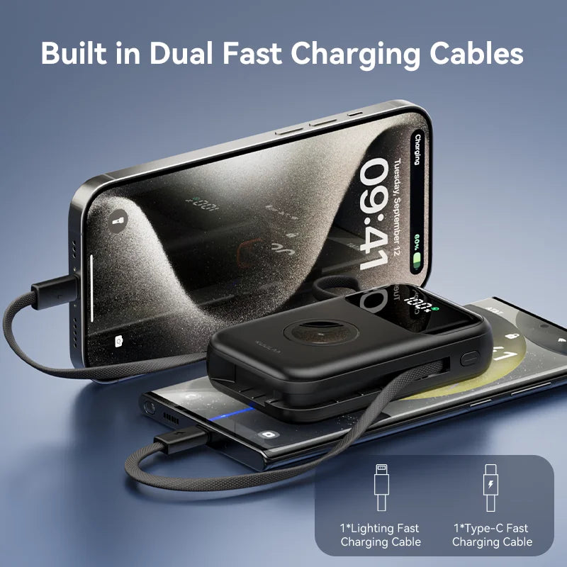 Power Bank with Cable for iPhone