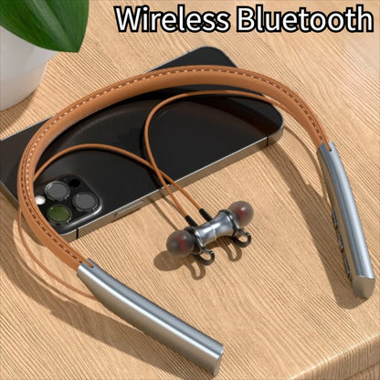 Magnetic Sport Neck‑Hanging Earbuds with Mic