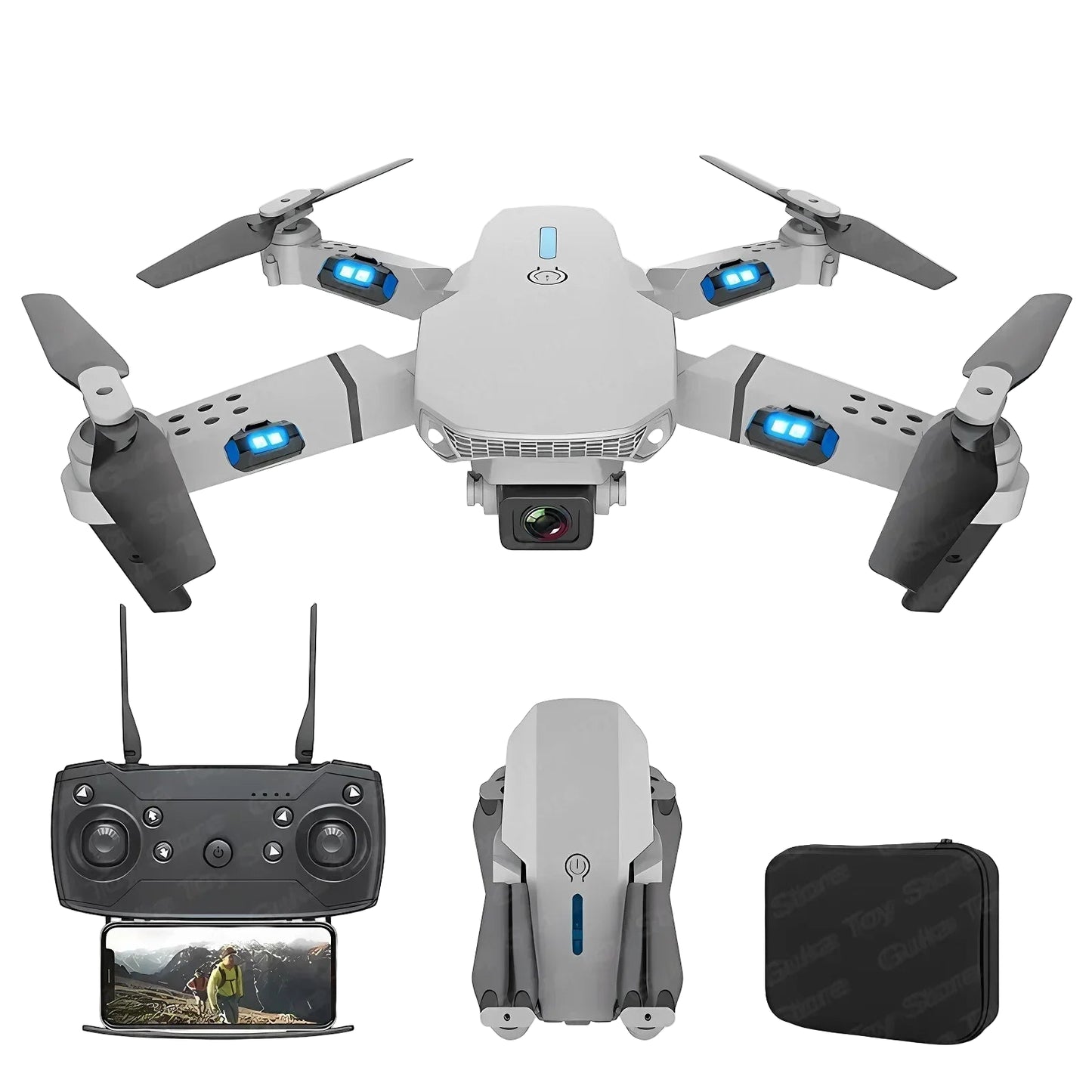 1080P Camera Height Hold RC Foldable Quadcopter