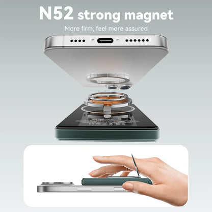 Qi2 30W Magnetic Power Bank with Stand