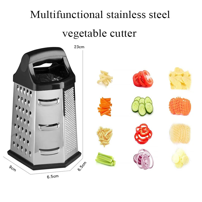 Multifunctional Stainless Steel 6 Sides Slicer Shredders
