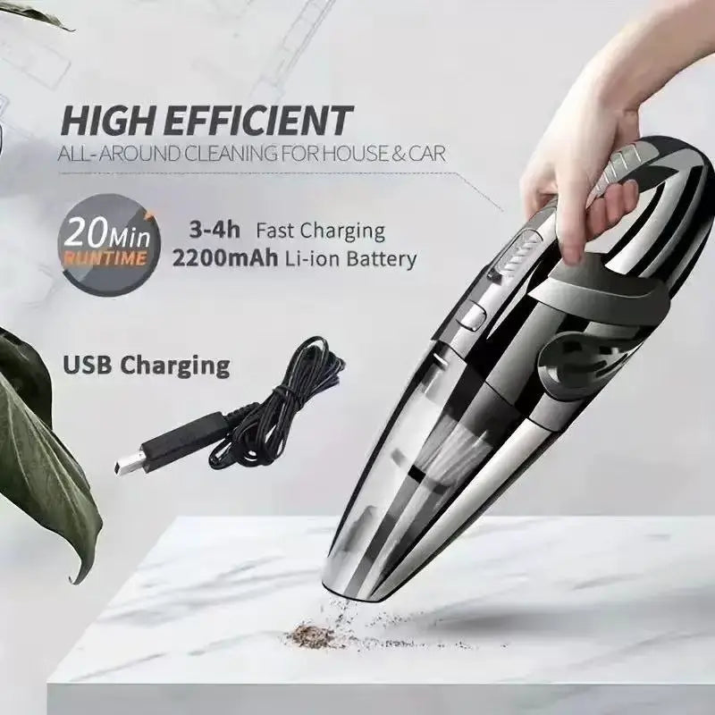 Powerful Suction Rechargeable Handheld Vacuum Cleaner