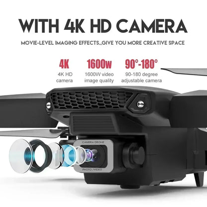 WIFI HD 4K Camera Wide Angle RC Drone