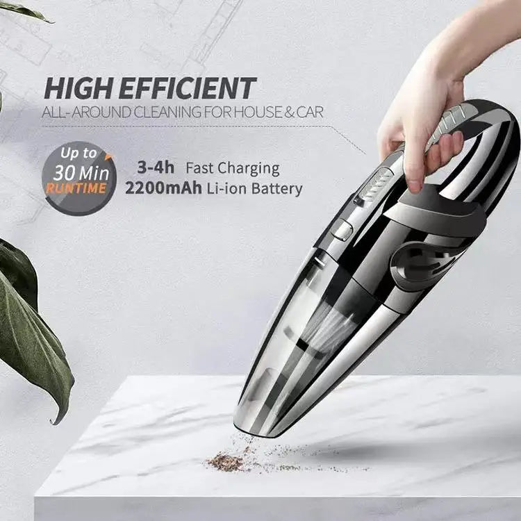 Powerful Suction Rechargeable Handheld Vacuum Cleaner