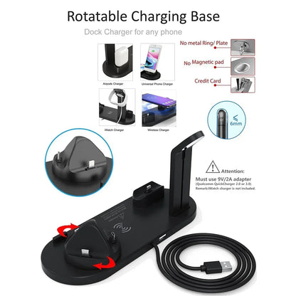Wireless Charger Stand Pad For iPhone