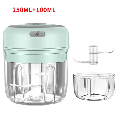 Electric Meat Grinder & Garlic Crusher
