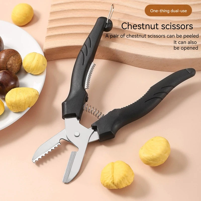 Cross-Cutting Shell Opener for Kitchen Use