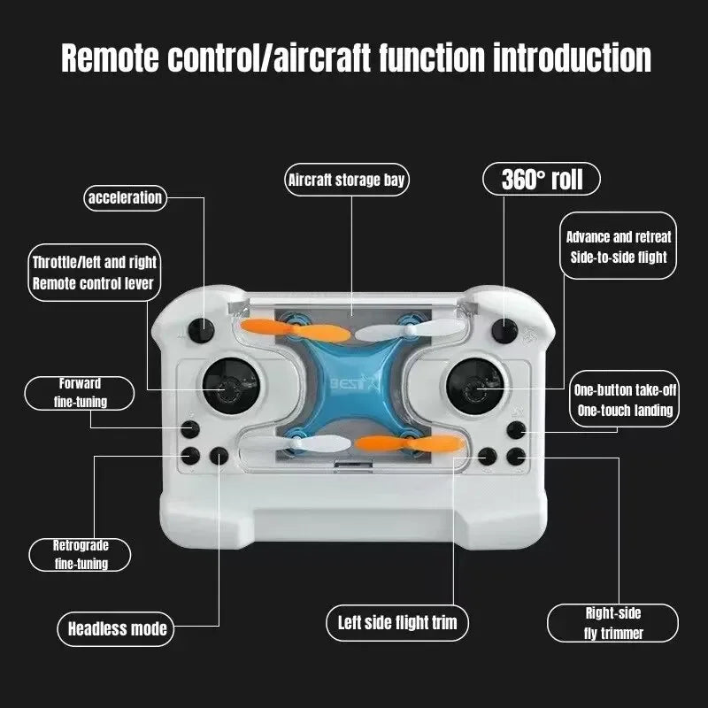 Mini Remote Control Aircraft New Children's Toy Quadcopter