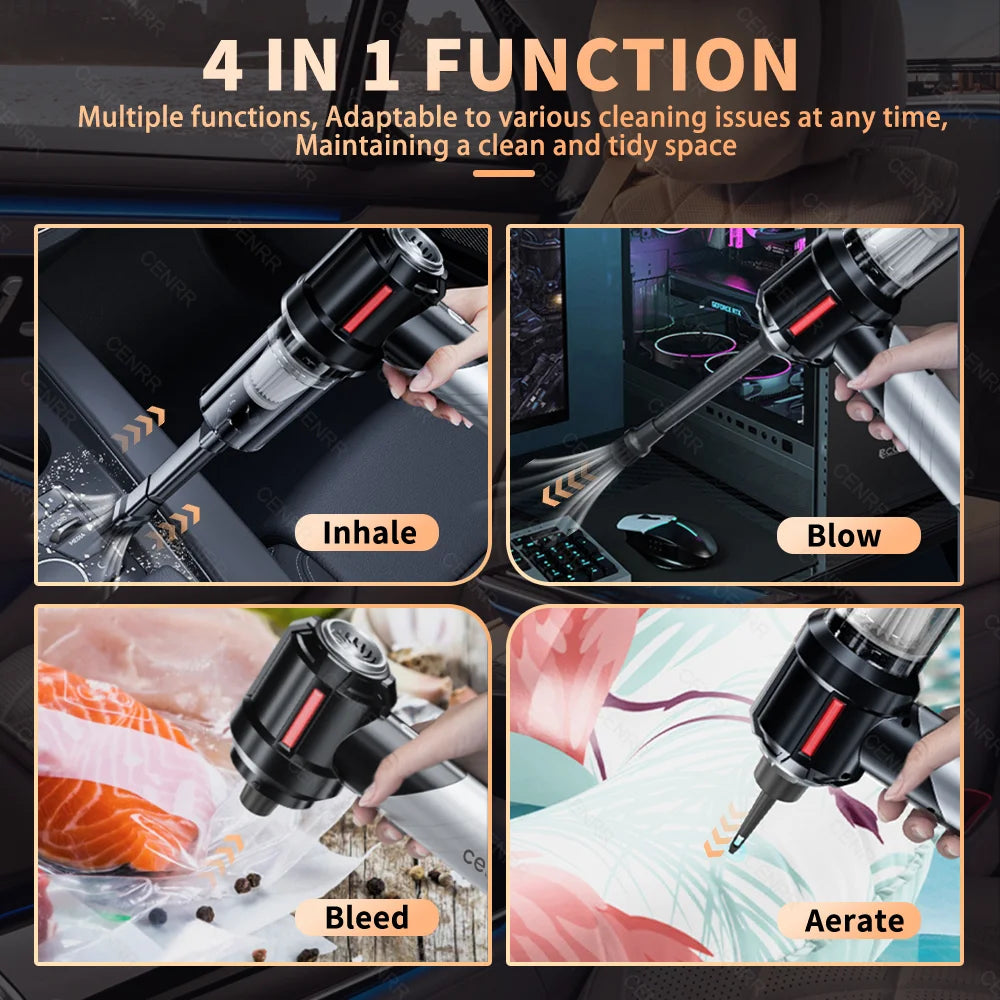 Powerful Wireless Handheld Mini Vacuum Cleaner