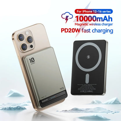 10000Ah 20W Fast Charging Magnetic Power Bank
