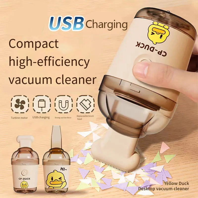 Desktop Vacuum Cleaner Powerful Rubber Slag Suction