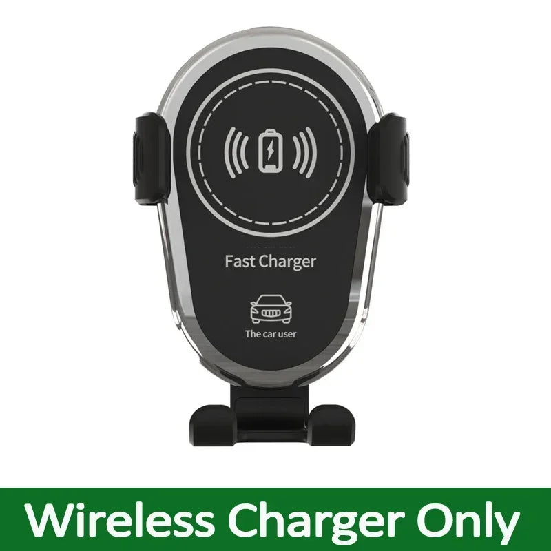 15W Fast Car Wireless Charger for iPhone & Samsung