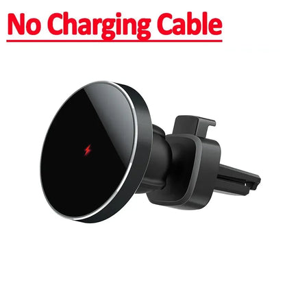 30W Car Magnetic Wireless Charger Dock Station