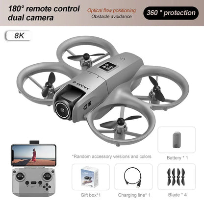 8K Profesional HD Camera 180° Adjustable RC Drone