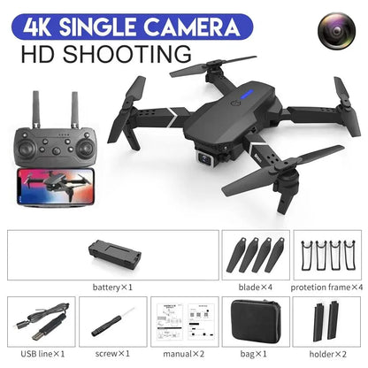 4K 1080P Wide Angle HD Camera RC Drone