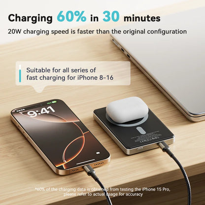 20W Fast Charging Portable Magnetic Power Bank