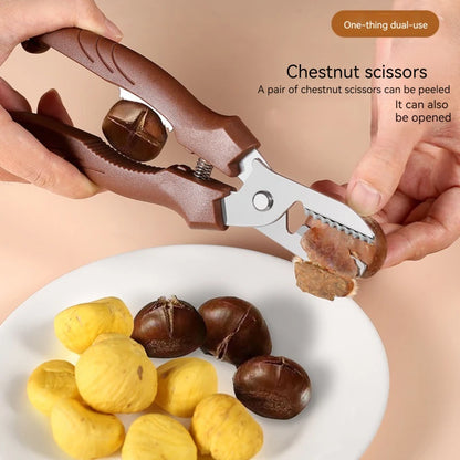 Cross-Cutting Shell Opener for Kitchen Use