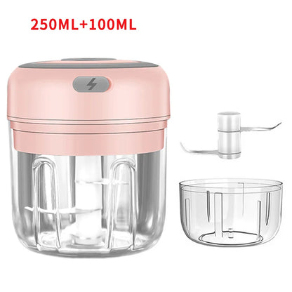 Electric Meat Grinder & Garlic Crusher