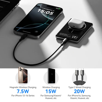 KUULAA Slim Magnetic Power Bank 10000mAh PD20W