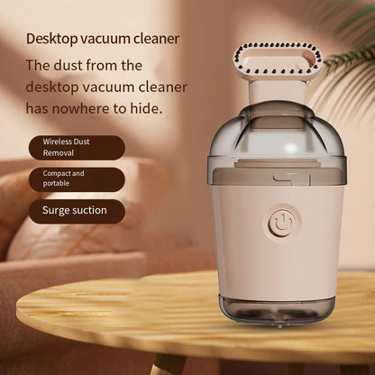Desktop Vacuum Cleaner Powerful Rubber Slag Suction