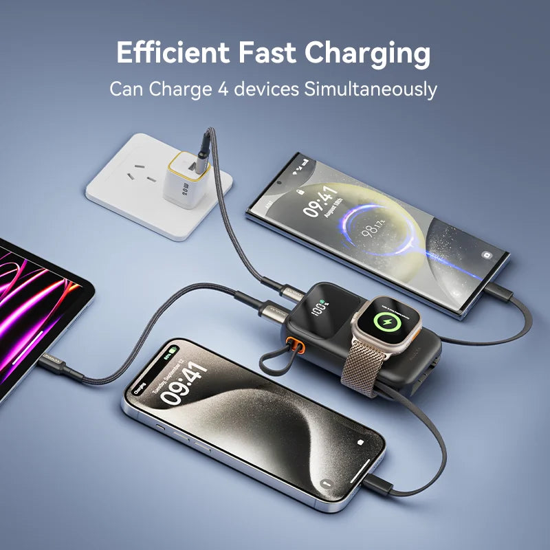 Power Bank with Cable for iPhone