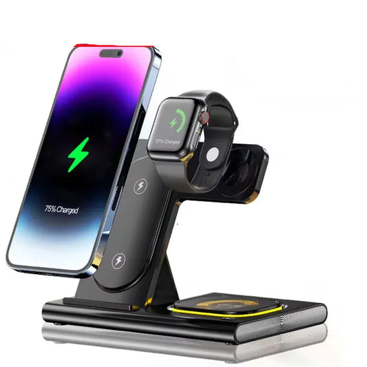 15W Wireless Charger Stand 3 in 1 For iPhone