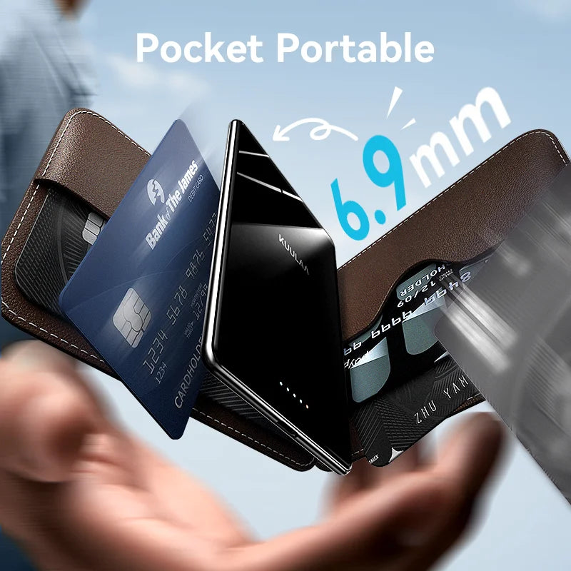 5000mAh Slim Wireless External Power Bank