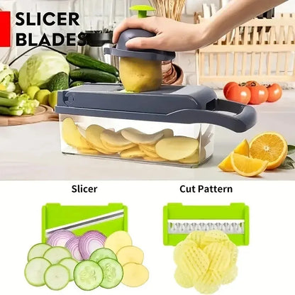 16pcs Multifunctional Kitchen Food Cutter