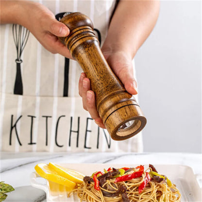 1PC Wooden Cooking Salt Pepper Grinder