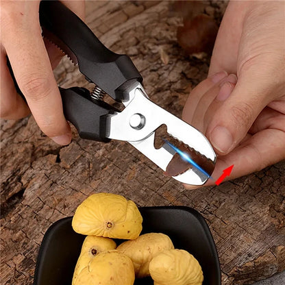 Cross-Cutting Shell Opener for Kitchen Use