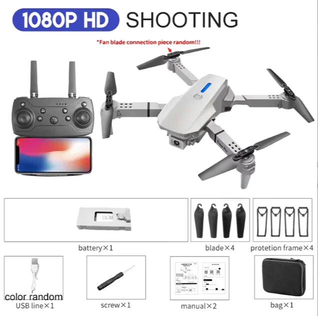 4K 1080P Wide Angle HD Camera RC Drone