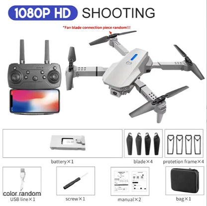 4K 1080P Wide Angle HD Camera RC Drone