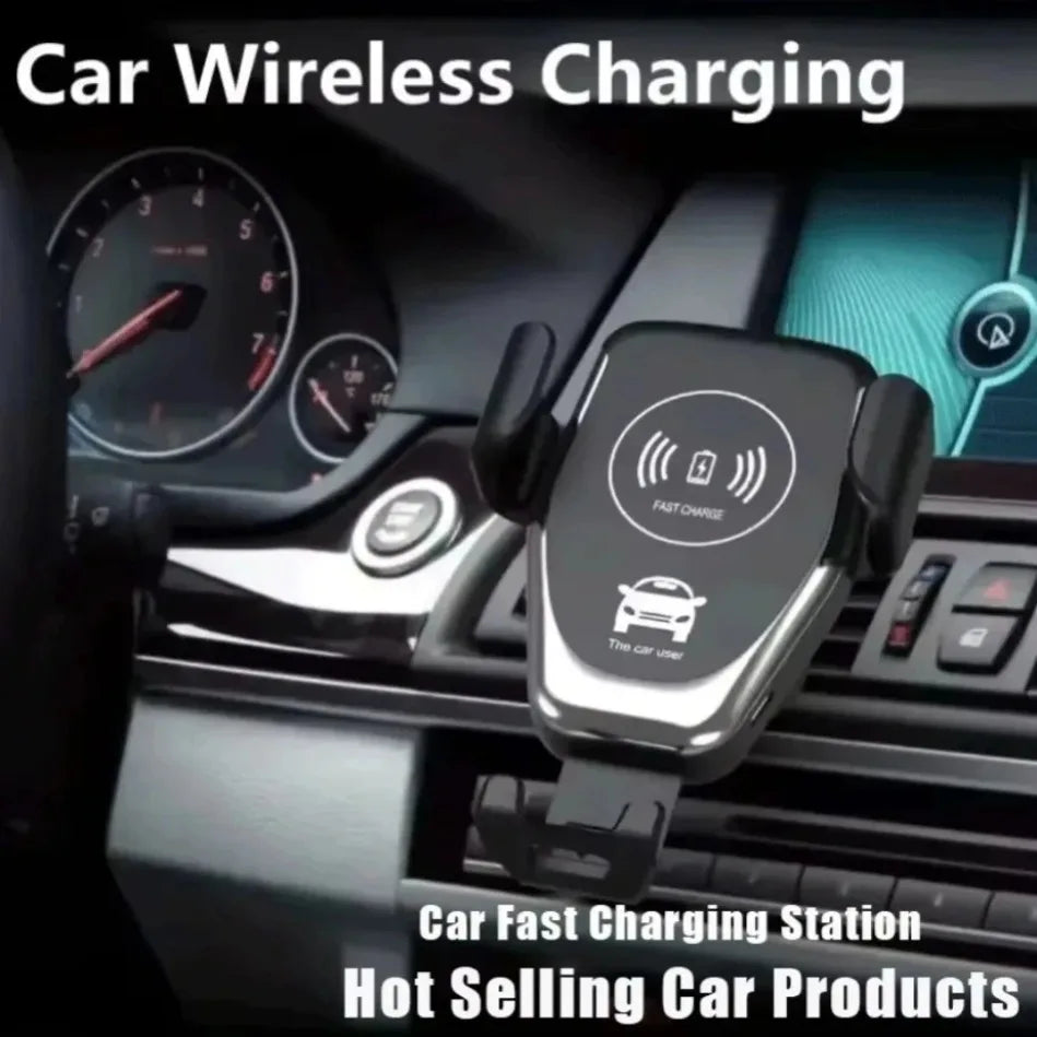 15W Fast Car Wireless Charger for iPhone & Samsung