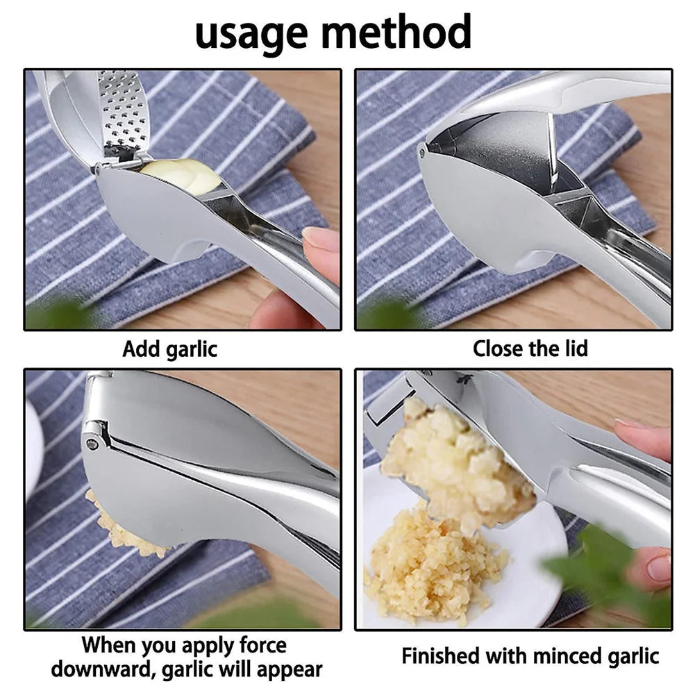 Press Metal Mincer Crusher For Fine Garlic