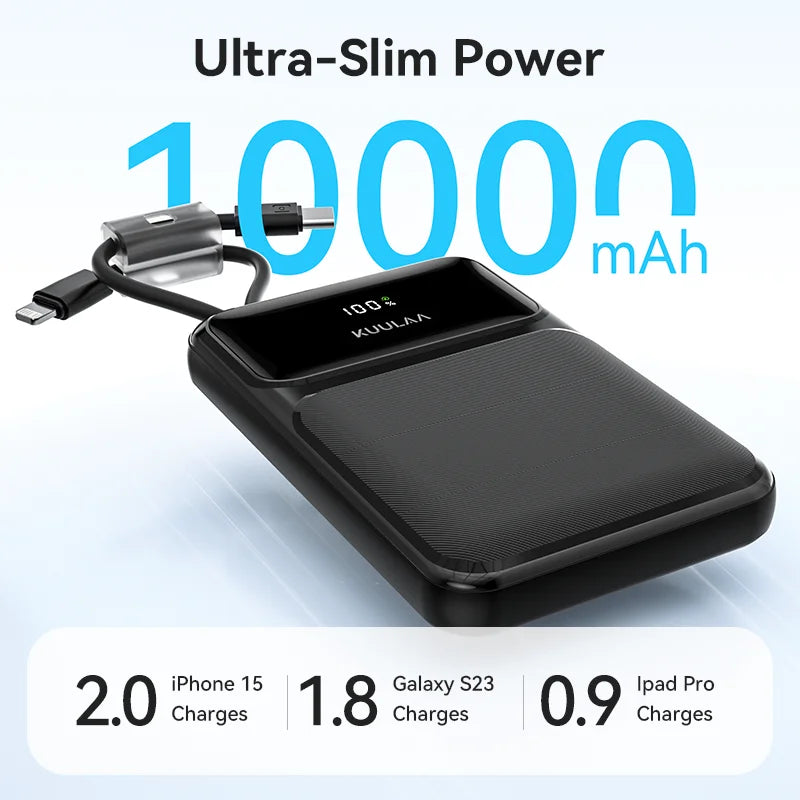 10000mAh 22.5W Fast Charging External Battery Powerbank