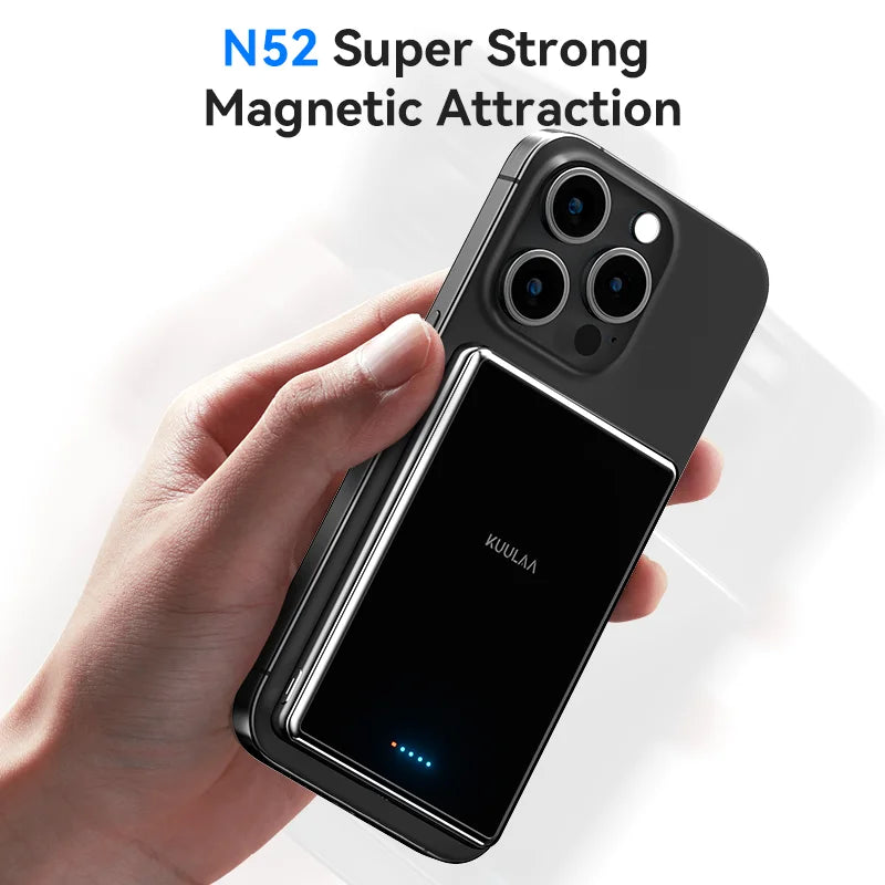 KUULAA Slim Magnetic Power Bank 10000mAh PD20W