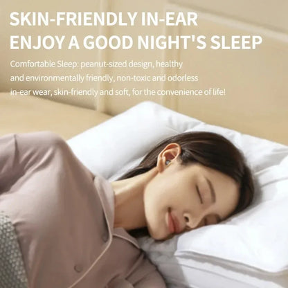 Noise Reduction Mini Invisible Wireless Bluetooth Earphones